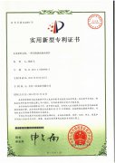 Patent Certificate of Bearing Parts
